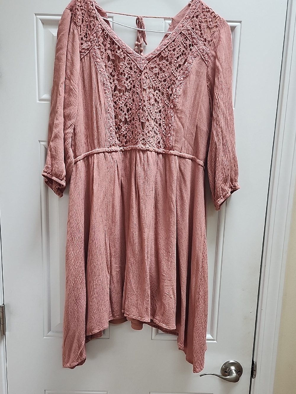 Adoreable Boho Blush Pink Dress